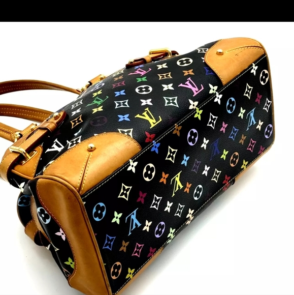 Louis Vuitton Hand Bag Claudia Black Monogram Multicolor CE0142 - Picture 5 of 16